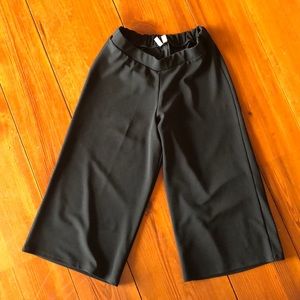 Wide leg maternity pants